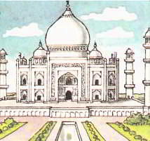Тадж-Махал построил падишах Шах-Джахан в качестве усыпальницы для своей жены Мумтаз-Махал